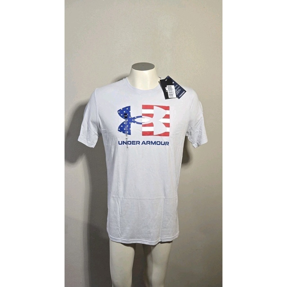 Under Armour New Freedom Chest Flag T-Shirt Men's Size Medium